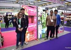 Carlos Rangel, Nohora Lancher, Luis Carlos and Carlos Rangel of the grower to buyer platform, MFO. Goal is to offer a service to all actors in supply chain.